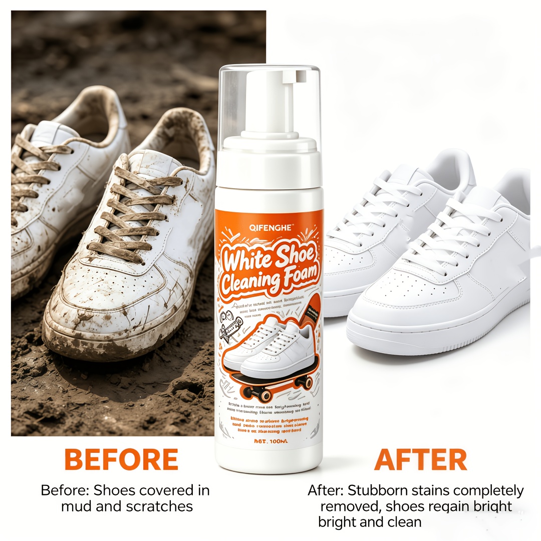 Portable No Rinse White Shoe C - Care For Sneaker 评论和价格