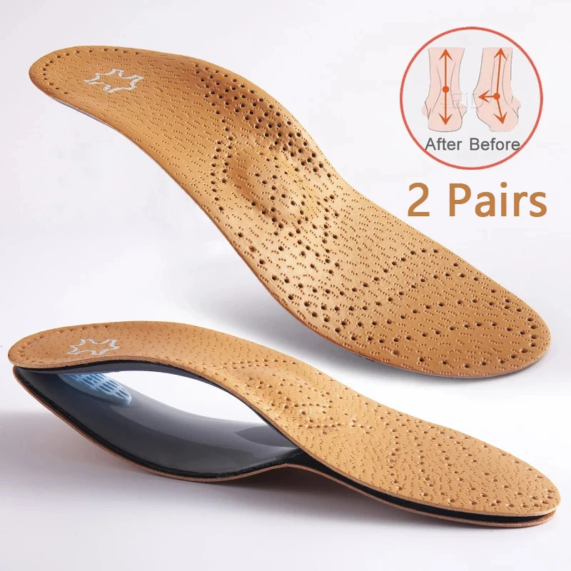 2Pairs Unisex Leather Orthoped - Care For Sneaker 评论和价格