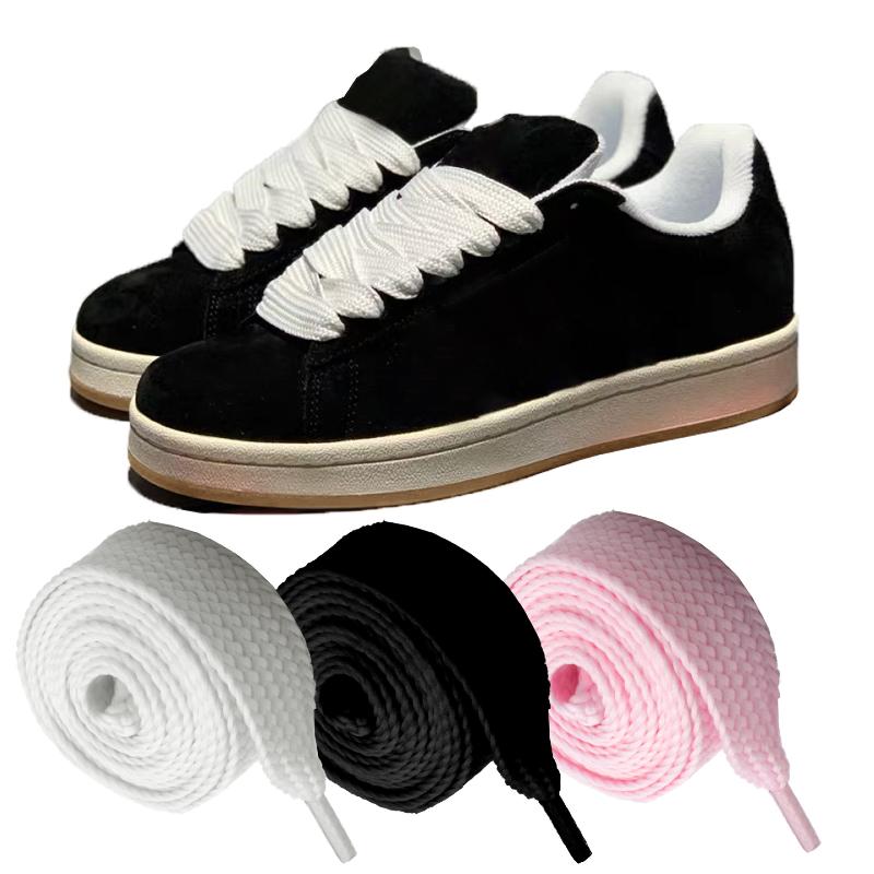 New·2CM Wide Fat Shoe Laces Fo - Lace Replacement Flat 评论和价格
