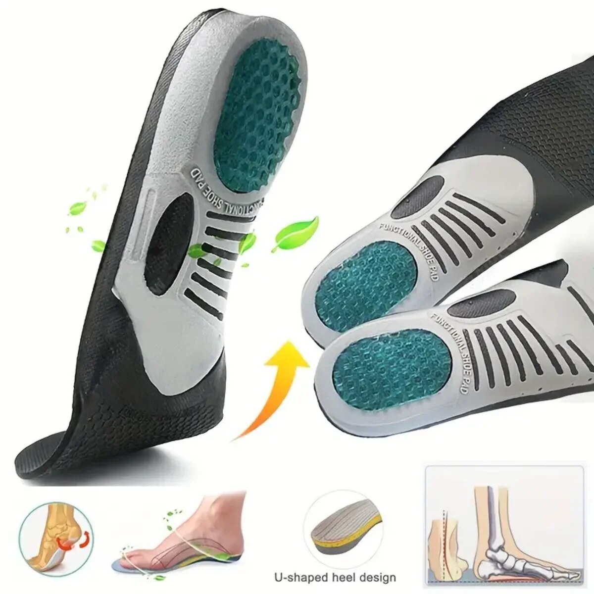 1Pair Orthopedic Insoles Ortho - Care For Sneaker 评论和价格