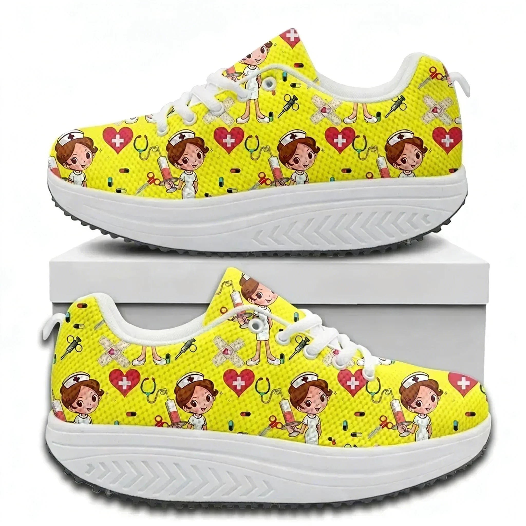 Comfort Lace-up Platform Sneak - Care For Sneaker 评论和价格
