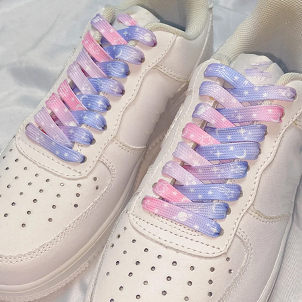 120cm Stars Moon Love Print Fl - Lace Replacement Flat 评论和价格