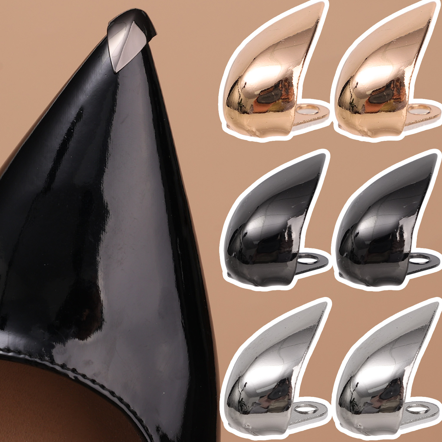 Women High Heel Metal Toe Cap  - Sneaker Care Tips 评论和价格