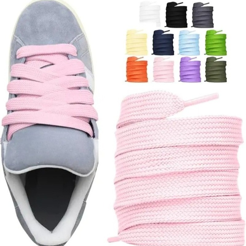 Fashion Colored Flat Shoelaces - Lace Replacement Flat 评论和价格